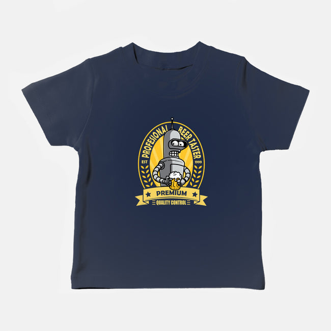 Professional Beer Taster-Baby-Basic-Tee-erion_designs