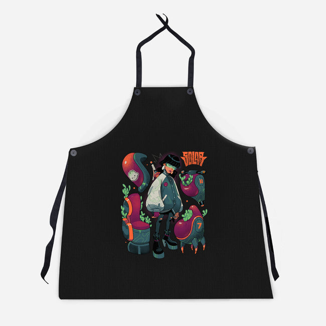 Succulent Plants-Unisex-Kitchen-Apron-Bruno Mota