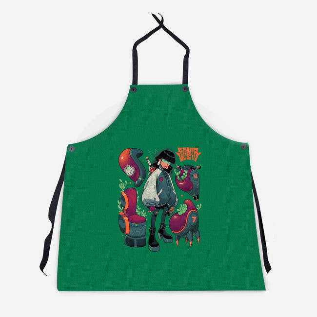 Succulent Plants-Unisex-Kitchen-Apron-Bruno Mota