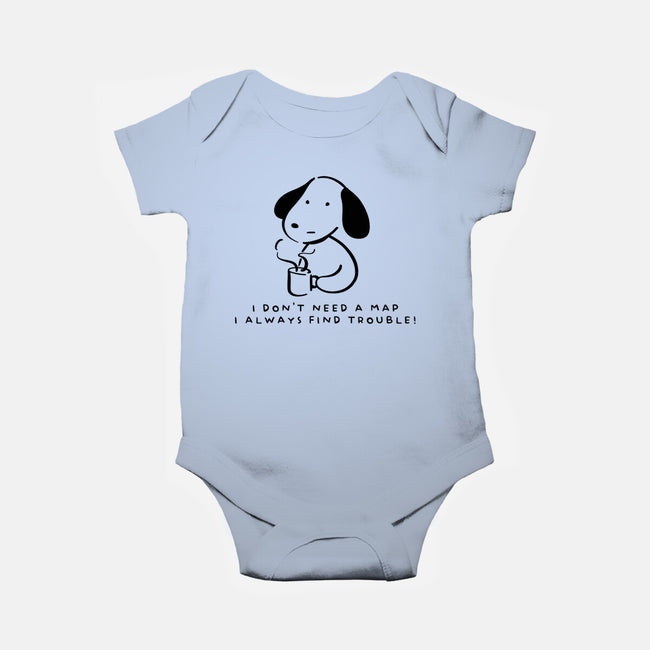 I Don't Need A Map-Baby-Basic-Onesie-FunkVampire