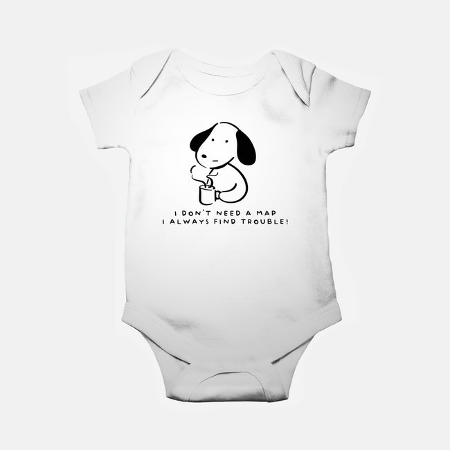 I Don't Need A Map-Baby-Basic-Onesie-FunkVampire