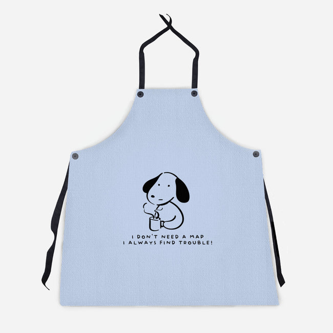 I Don't Need A Map-Unisex-Kitchen-Apron-FunkVampire