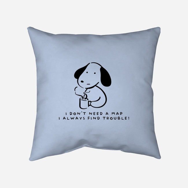 I Don't Need A Map-None-Removable Cover w Insert-Throw Pillow-FunkVampire