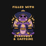 Filled With Stardust And Caffeine-Youth-Pullover-Sweatshirt-FunkVampire