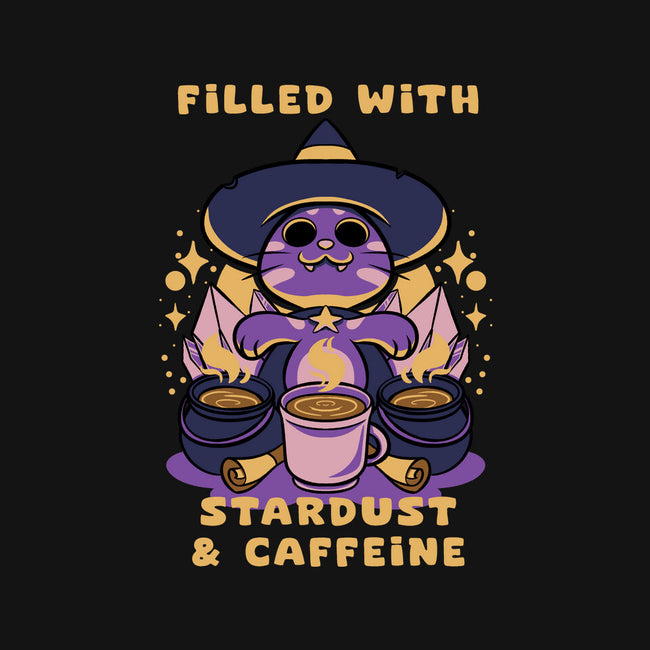 Filled With Stardust And Caffeine-None-Stretched-Canvas-FunkVampire