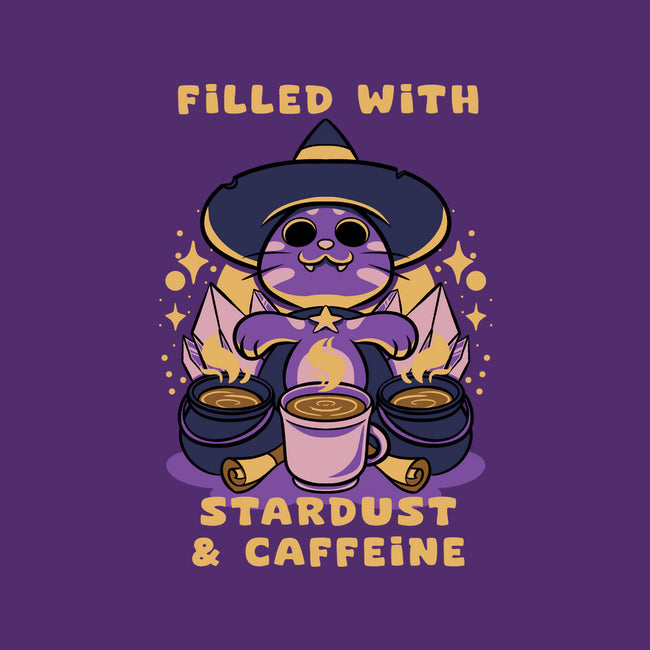 Filled With Stardust And Caffeine-Unisex-Kitchen-Apron-FunkVampire