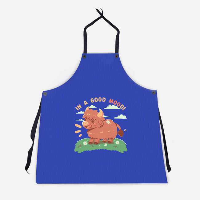 In A Good Mood-Unisex-Kitchen-Apron-TechraNova