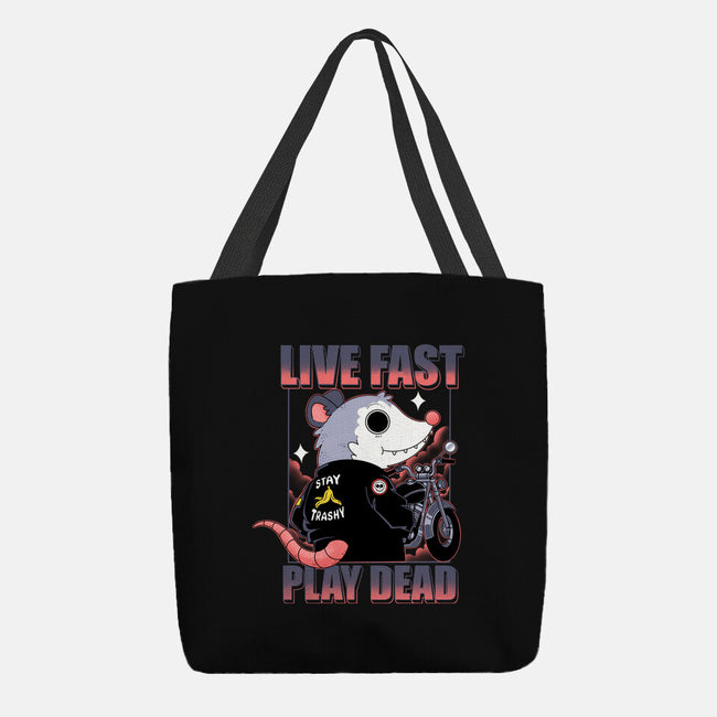 Live Fast Play Dead-None-Basic Tote-Bag-Tri haryadi