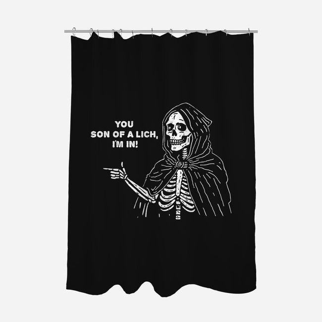 You Son Of A Lich-None-Polyester-Shower Curtain-Aarons Art Room