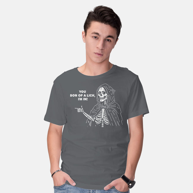 You Son Of A Lich-Mens-Basic-Tee-Aarons Art Room