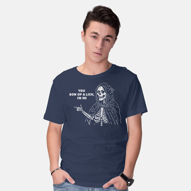 You Son Of A Lich-Mens-Basic-Tee-Aarons Art Room