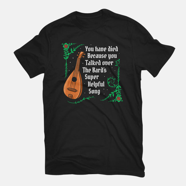 Talking Over The Bard-Unisex-Basic-Tee-Aarons Art Room