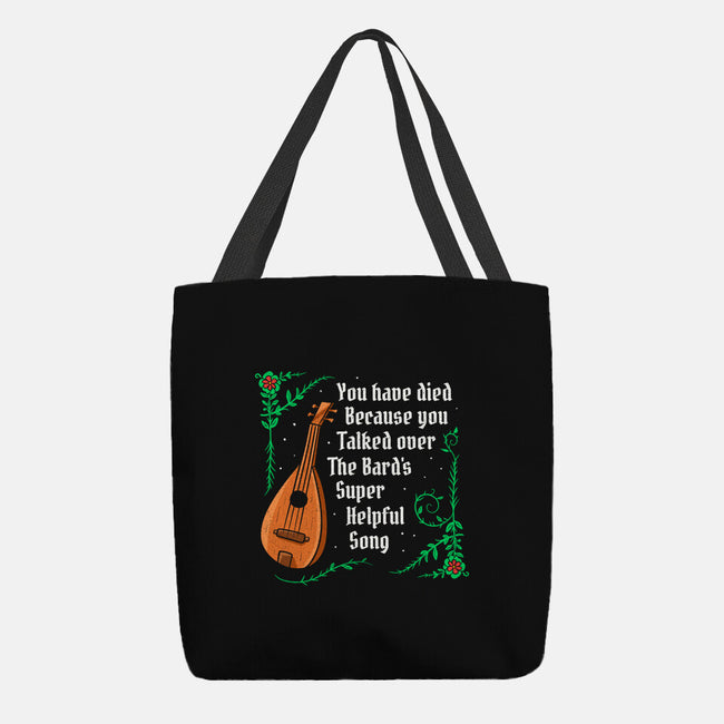 Talking Over The Bard-None-Basic Tote-Bag-Aarons Art Room