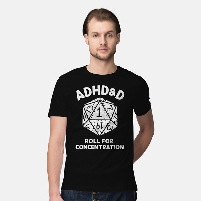 Roll For Concentration-Mens-Premium-Tee-Aarons Art Room