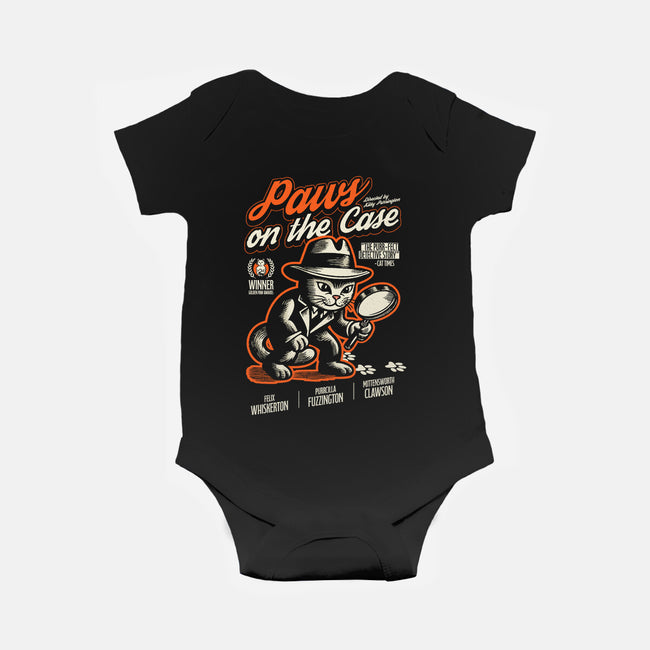 Paws On The Case-Baby-Basic-Onesie-Herk Up Tees