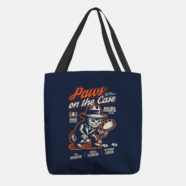 Paws On The Case-None-Basic Tote-Bag-Herk Up Tees