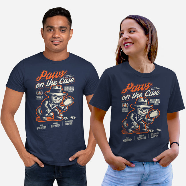 Paws On The Case-Unisex-Basic-Tee-Herk Up Tees