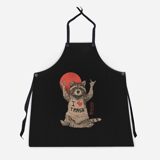 Trash Life Best Life-Unisex-Kitchen-Apron-eduely