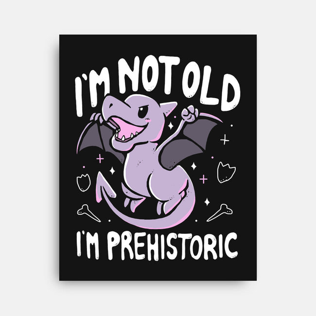 Not Old I'm Prehistoric-None-Stretched-Canvas-Vallina84