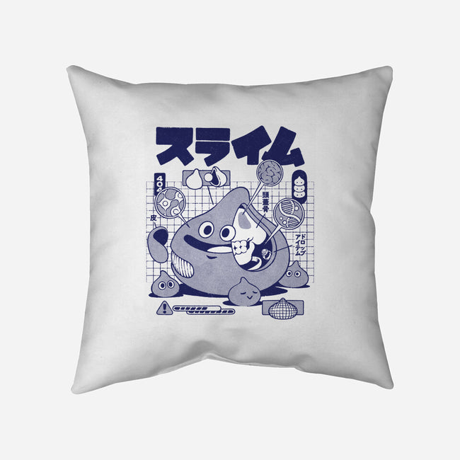 Slime Anatomy-None-Removable Cover w Insert-Throw Pillow-ilustrata