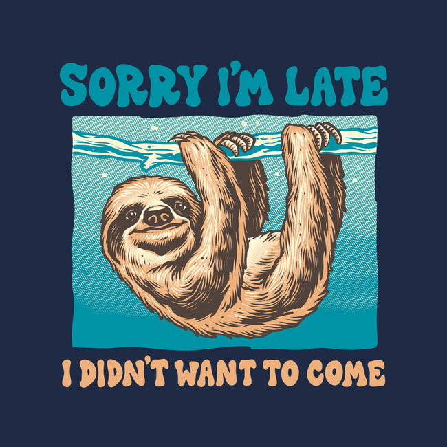 Not So Sorry Sloth-None-Stretched-Canvas-momma_gorilla