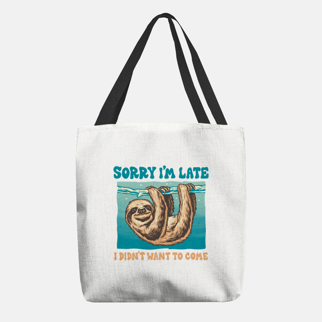 Not So Sorry Sloth-None-Basic Tote-Bag-momma_gorilla