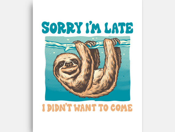 Not So Sorry Sloth