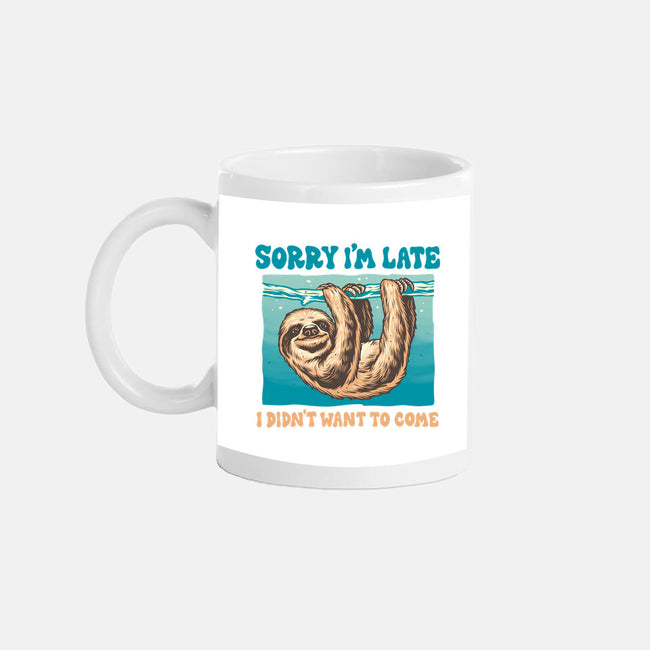 Not So Sorry Sloth-None-Mug-Drinkware-momma_gorilla