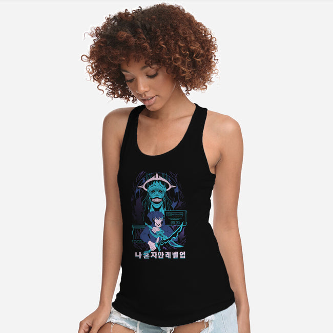 Solo Leveling-Womens-Racerback-Tank-yumie