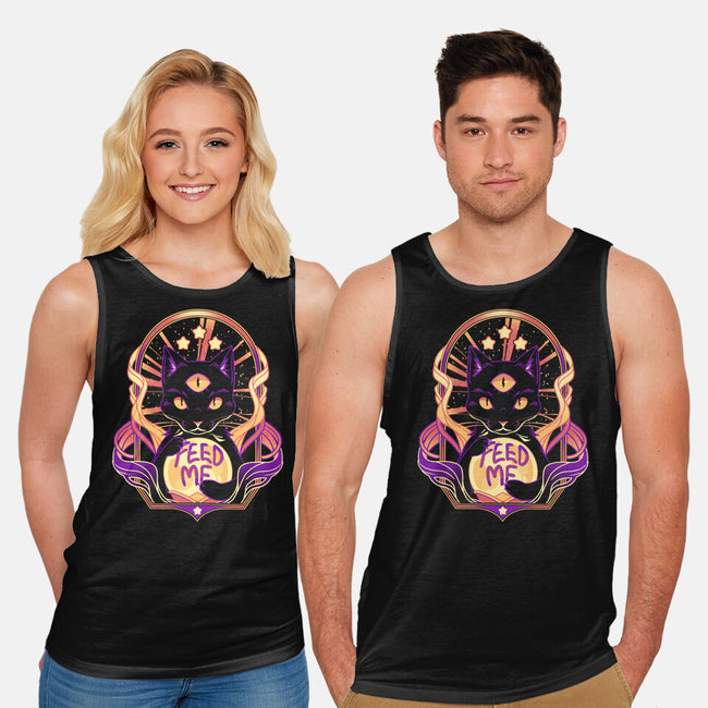 Purr Teller-Unisex-Basic-Tank-yumie