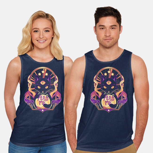 Purr Teller-Unisex-Basic-Tank-yumie