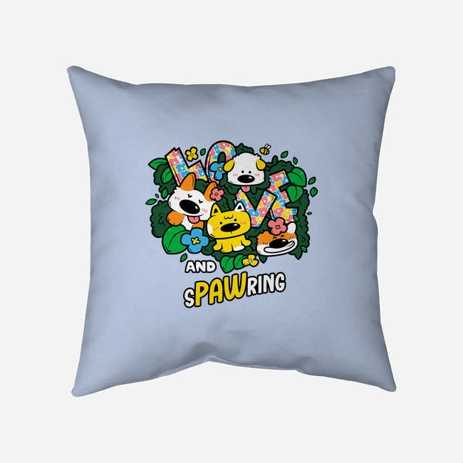 Love And Spawring-None-Removable Cover w Insert-Throw Pillow-krisren28