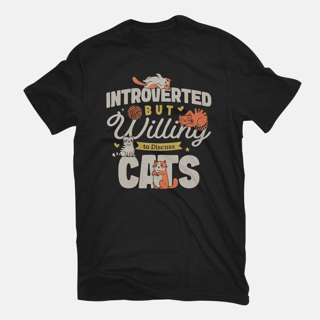 Willing To Discuss Cats-Unisex-Basic-Tee-Herk Up Tees