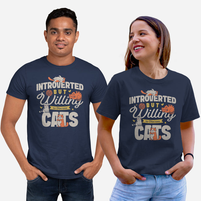 Willing To Discuss Cats-Unisex-Basic-Tee-Herk Up Tees