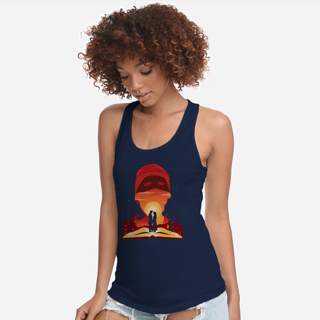 Dread Love-Womens-Racerback-Tank-retrodivision