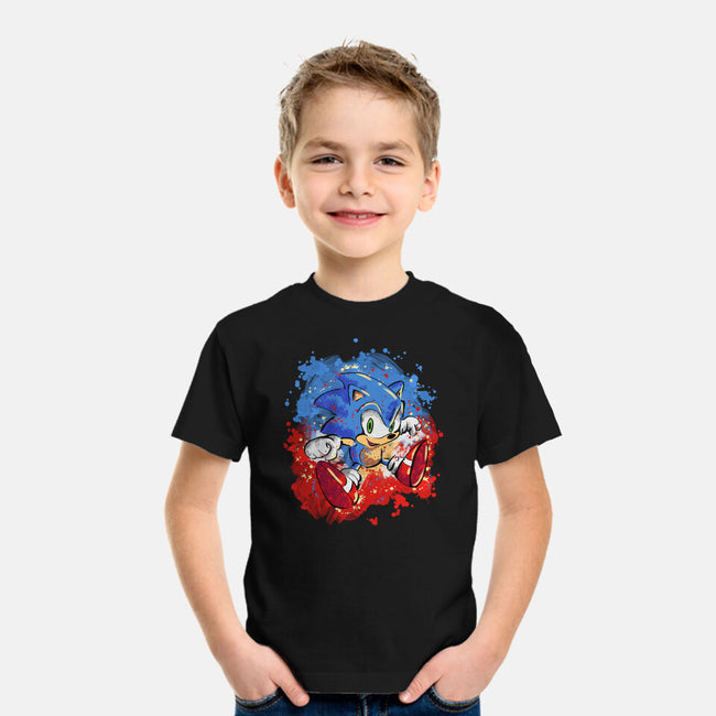 Hedgehog Paint-Youth-Basic-Tee-nickzzarto