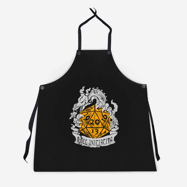 The Roll Initiative-Unisex-Kitchen-Apron-FunkVampire