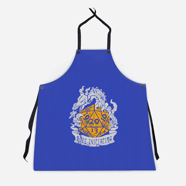 The Roll Initiative-Unisex-Kitchen-Apron-FunkVampire