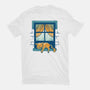 Relax On Window-Womens-Basic-Tee-FunkVampire