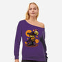 My Heroic Costume-Womens-Off Shoulder-Sweatshirt-nickzzarto