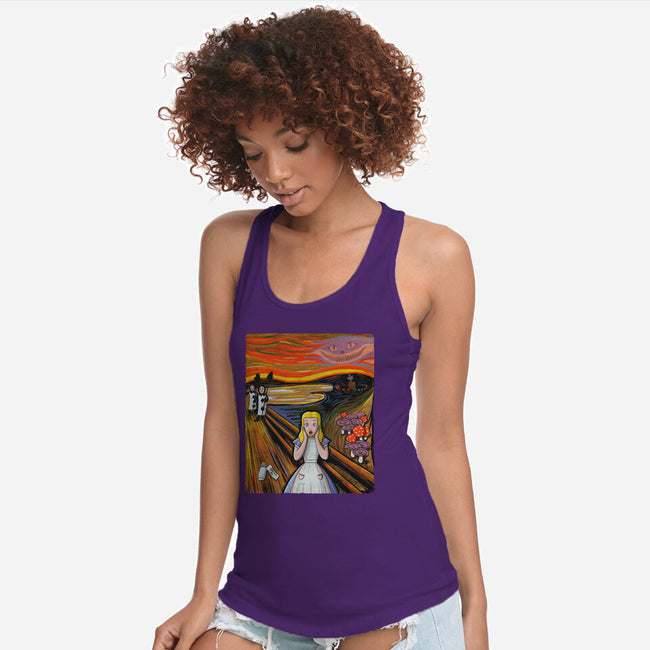 Alice In Screamland-Womens-Racerback-Tank-NMdesign