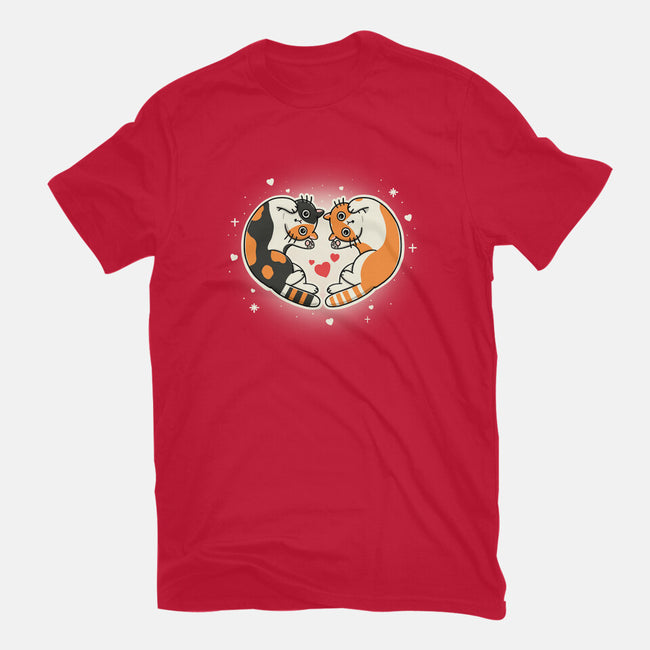 The Meow Lovers-Mens-Basic-Tee-Freecheese