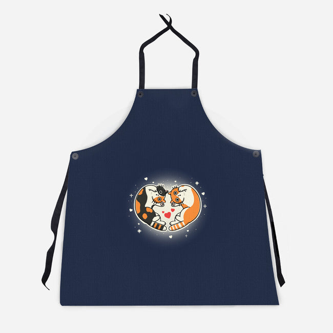 The Meow Lovers-Unisex-Kitchen-Apron-Freecheese