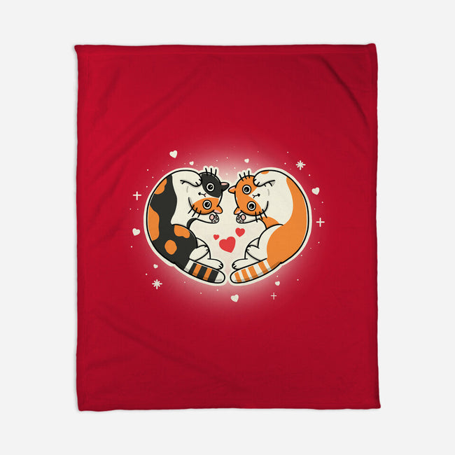 The Meow Lovers-None-Fleece-Blanket-Freecheese