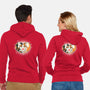 The Meow Lovers-Unisex-Zip-Up-Sweatshirt-Freecheese