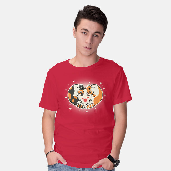 The Meow Lovers-Mens-Basic-Tee-Freecheese