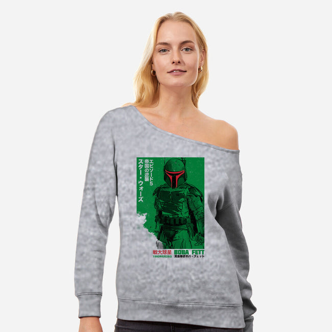 Japanese Episode V-Womens-Off Shoulder-Sweatshirt-DrMonekers