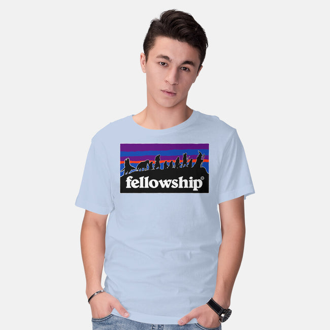 The Fellowship Badge-Mens-Basic-Tee-momma_gorilla