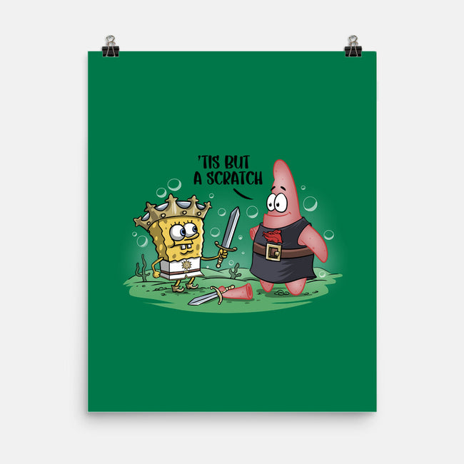 The Holy Grail Under The Sea-None-Matte-Poster-zascanauta