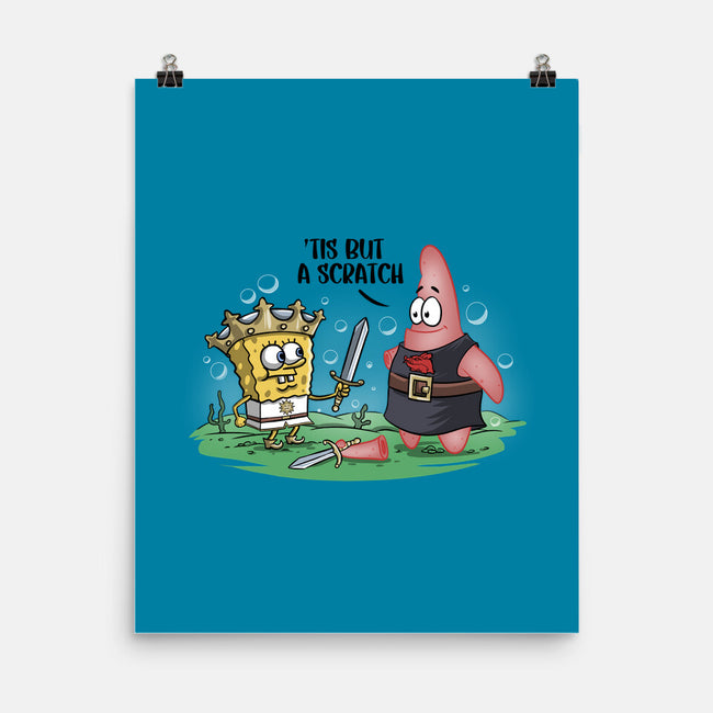 The Holy Grail Under The Sea-None-Matte-Poster-zascanauta